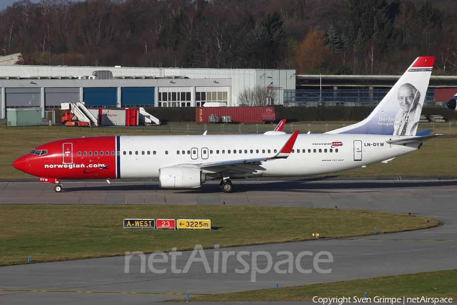 Norwegian Air Shuttle Boeing 737-8JP (LN-DYW) | Photo 65194