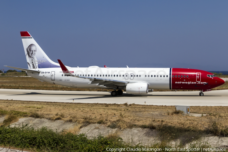Norwegian Air Shuttle Boeing 737-8JP (LN-DYW) | Photo 97372