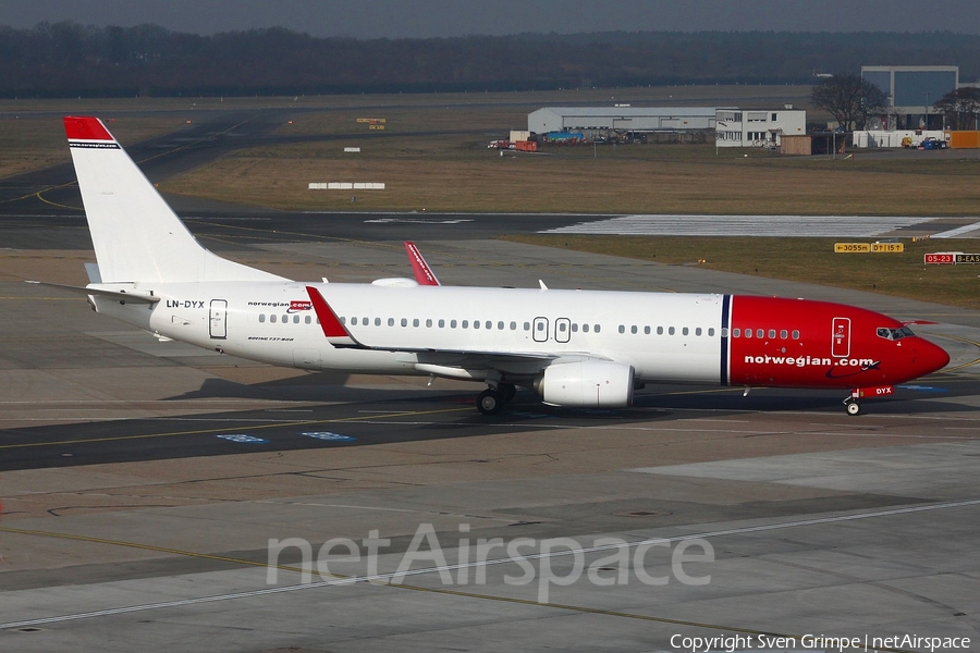 Norwegian Air Shuttle Boeing 737-8JP (LN-DYX) | Photo 42346