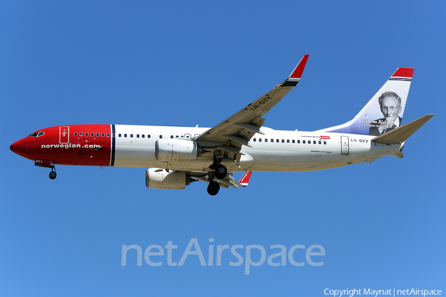 Norwegian Air Shuttle Boeing 737-8JP (LN-DYY) | Photo 140156