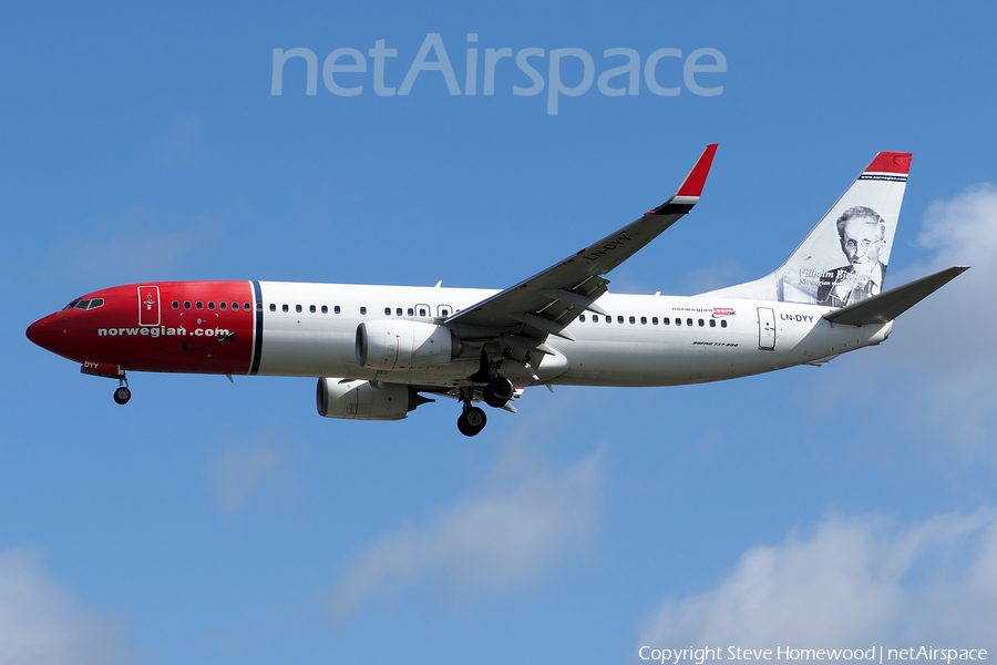 Norwegian Air Shuttle Boeing 737-8JP (LN-DYY) | Photo 535113