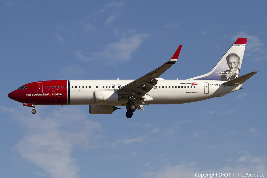 Norwegian Air Shuttle Boeing 737-8JP (LN-DYY) | Photo 414944