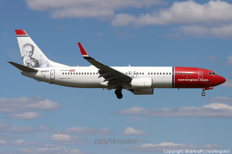 Norwegian Air Shuttle Boeing 737-8JP (LN-DYY) | Photo 504486