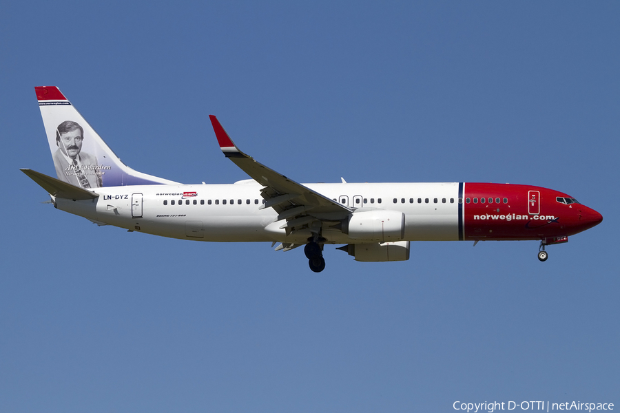 Norwegian Air Shuttle Boeing 737-8JP (LN-DYZ) | Photo 412783