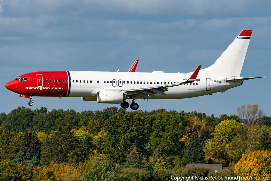 Norwegian Air Shuttle AOC Boeing 737-8JP (LN-ENL) | Photo 529862