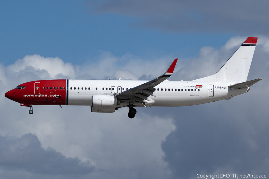 Norwegian Air Shuttle AOC Boeing 737-8JP (LN-ENM) | Photo 502998