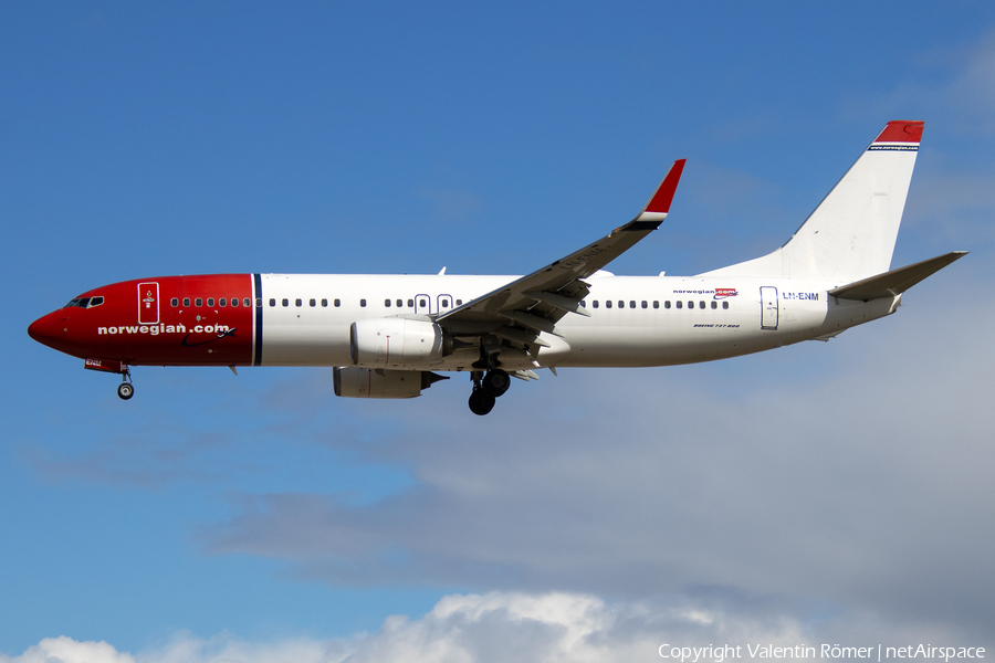 Norwegian Air Shuttle AOC Boeing 737-8JP (LN-ENM) | Photo 503269