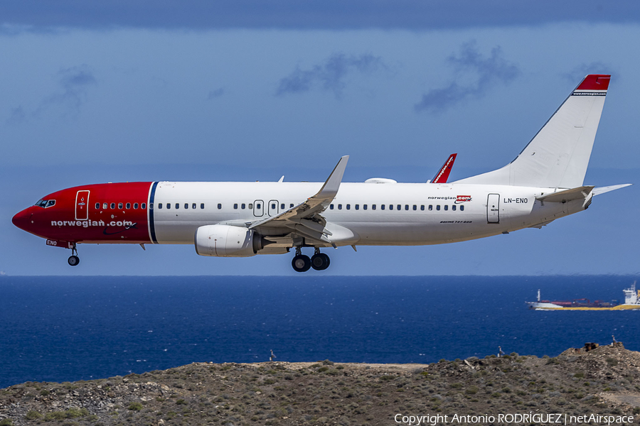 Norwegian Air Shuttle AOC Boeing 737-8JP (LN-ENO) | Photo 618278