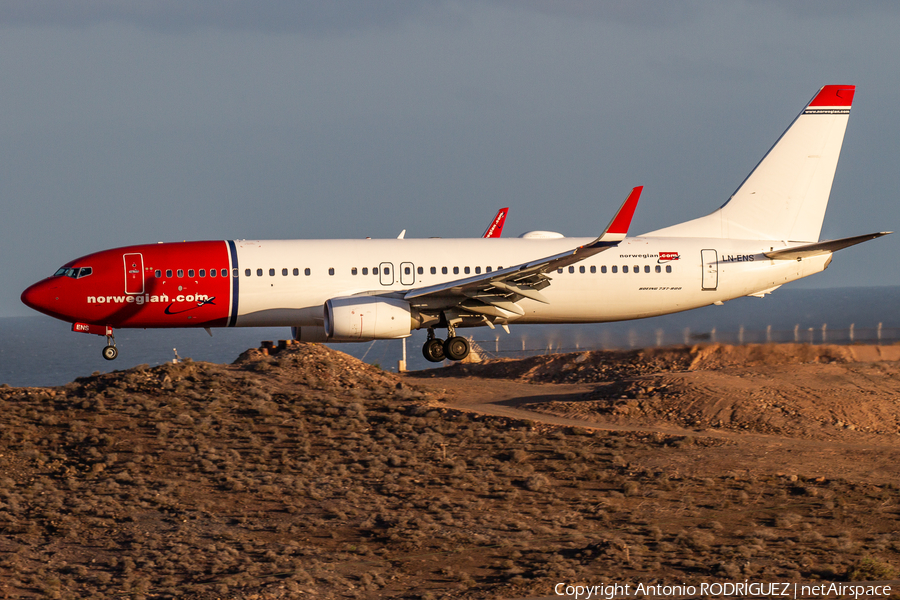 Norwegian Air Shuttle AOC Boeing 737-8JP (LN-ENS) | Photo 486160