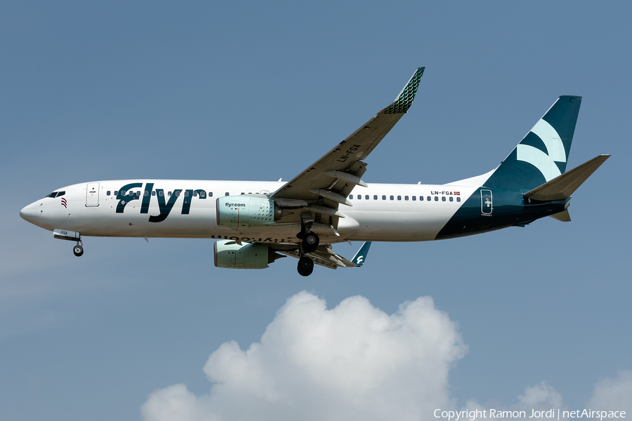 Flyr Boeing 737-82R (LN-FGA) | Photo 537018