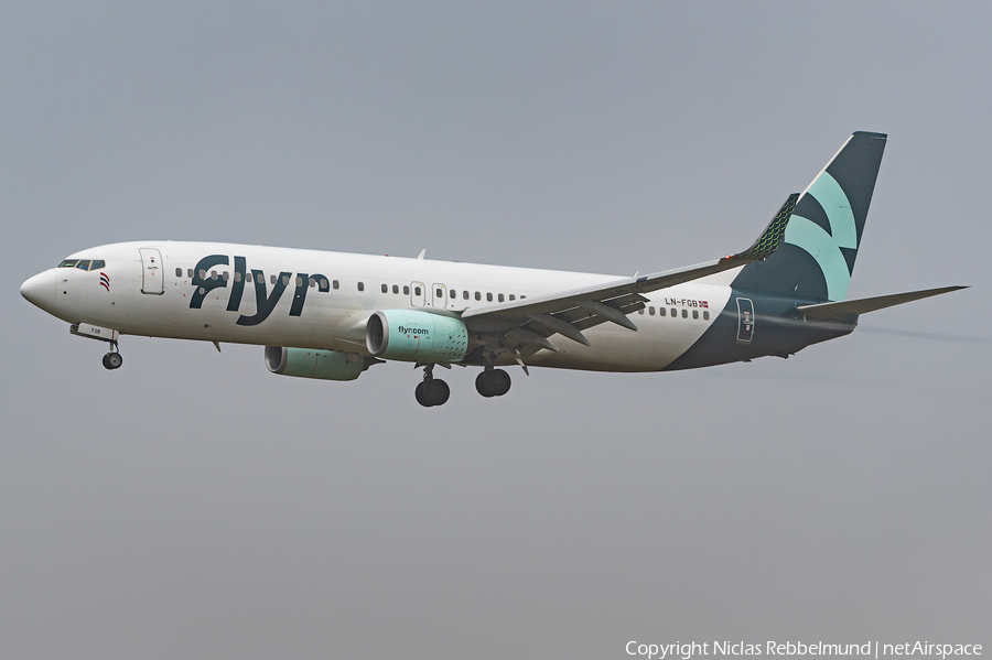 Flyr Boeing 737-82R (LN-FGB) | Photo 489261