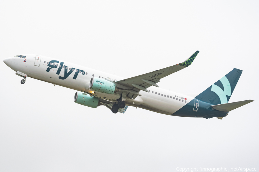 Flyr Boeing 737-82R (LN-FGB) | Photo 489307