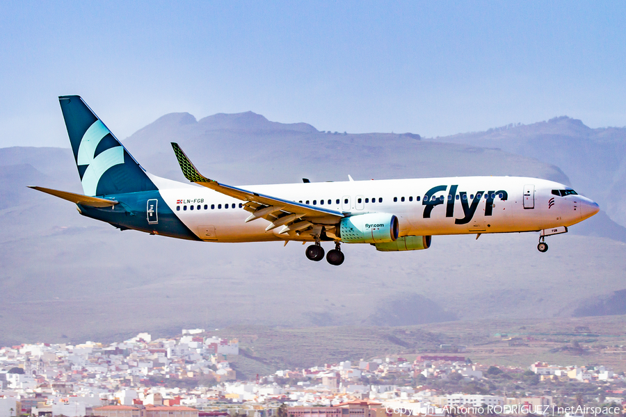 Flyr Boeing 737-82R (LN-FGB) | Photo 484130