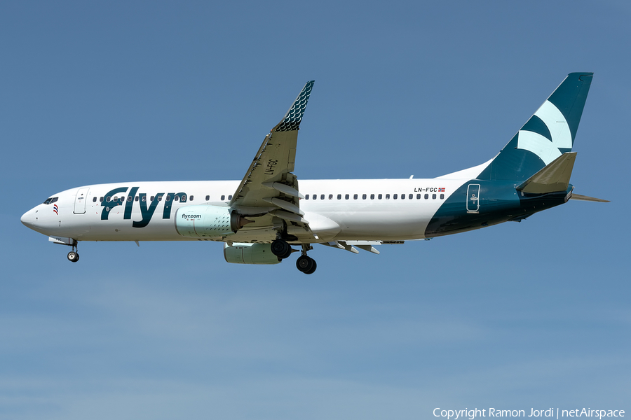 Flyr Boeing 737-8KN (LN-FGC) | Photo 502664