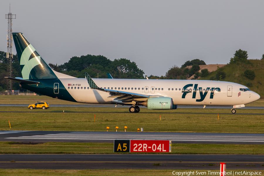 Flyr Boeing 737-82R (LN-FGD) | Photo 513961