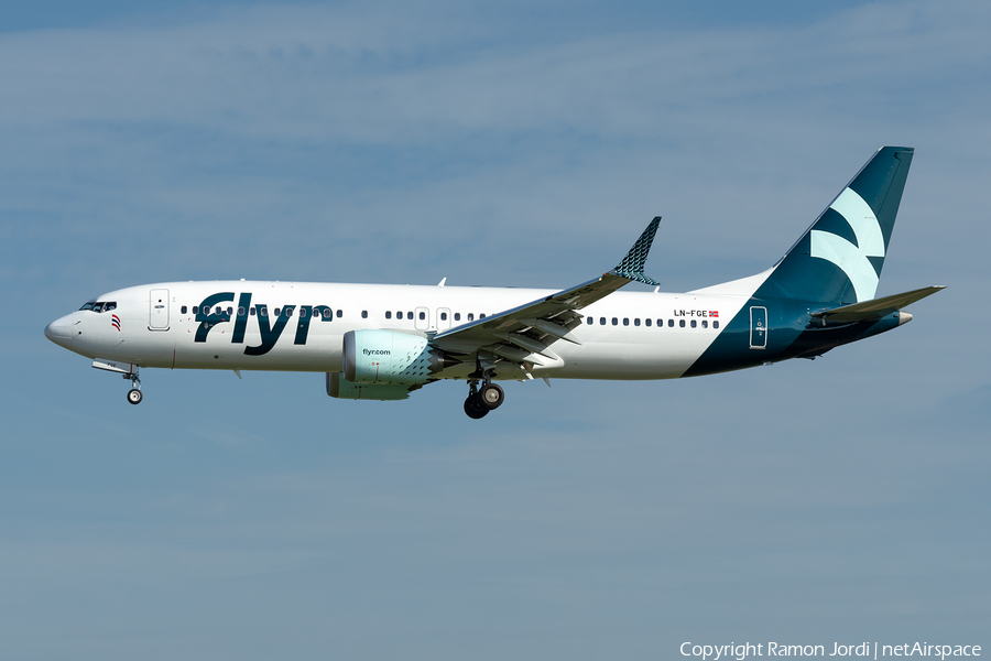 Flyr Boeing 737-8 MAX (LN-FGE) | Photo 534470