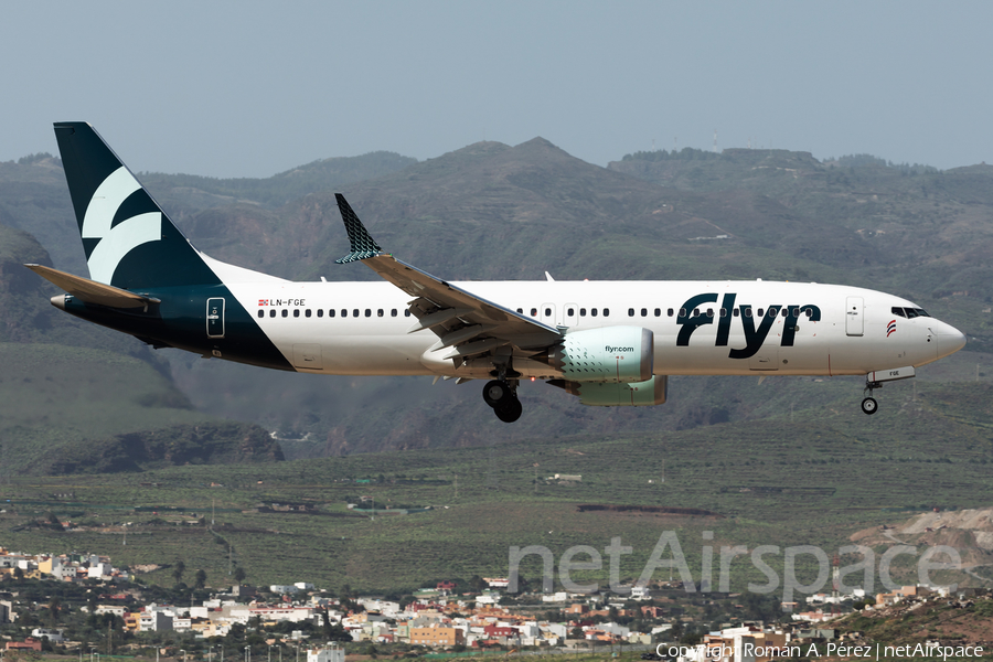 Flyr Boeing 737-8 MAX (LN-FGE) | Photo 535691