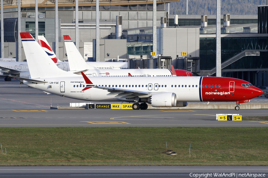 Norwegian Air Shuttle AOC Boeing 737-8 MAX (LN-FGE) | Photo 679338