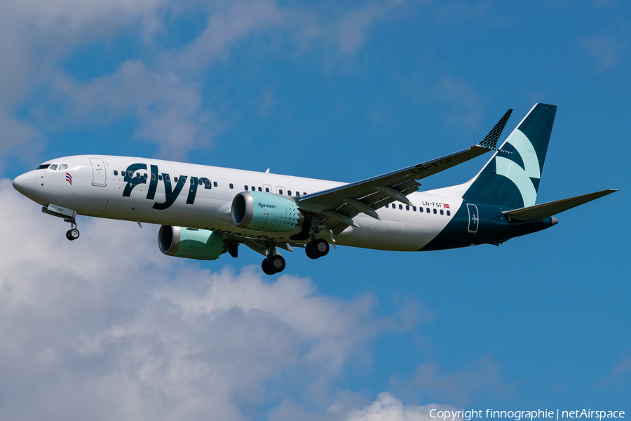 Flyr Boeing 737-8 MAX (LN-FGF) | Photo 509591