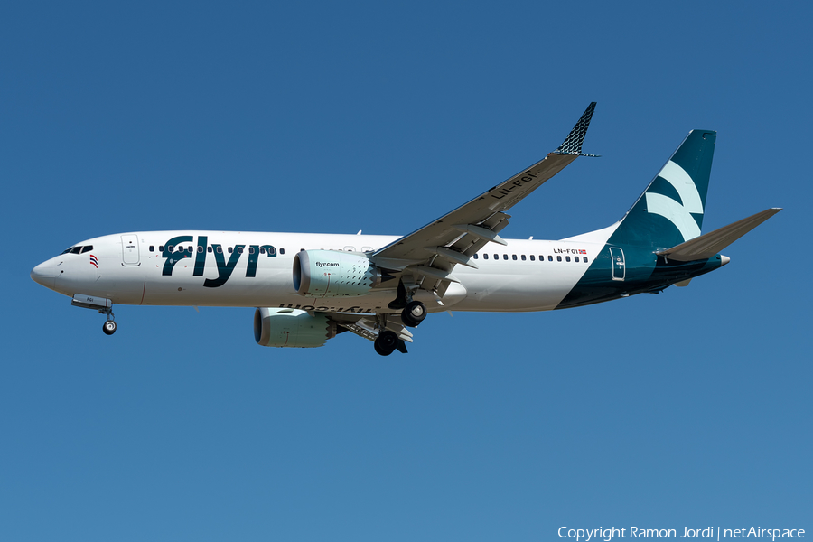 Flyr Boeing 737-8 MAX (LN-FGI) | Photo 524561