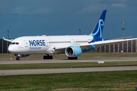 Norse Atlantic Airways Boeing 787-9 Dreamliner (LN-FND) at  Leipzig/Halle - Schkeuditz, Germany