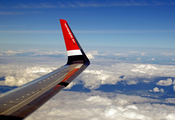 Norwegian Air Shuttle Boeing 737-31S (LN-KHB) at  In Flight, United Kingdom