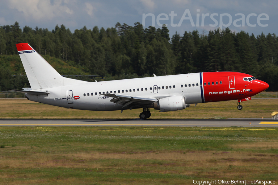 Norwegian Air Shuttle Boeing 737-33V (LN-KKD) | Photo 70789