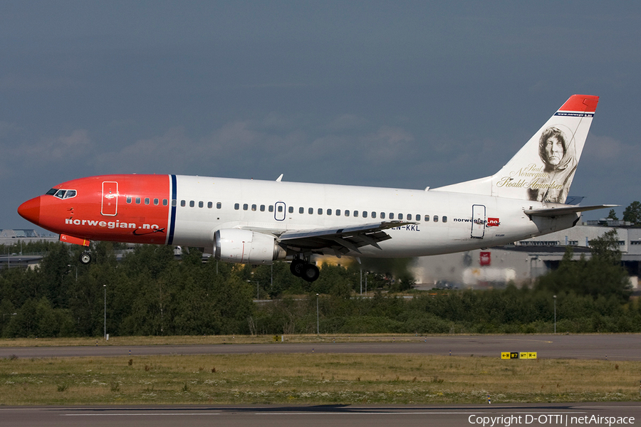 Norwegian Air Shuttle Boeing 737-36N (LN-KKL) | Photo 267260