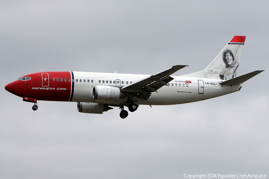 Norwegian Air Shuttle Boeing 737-36N (LN-KKL) | Photo 275458