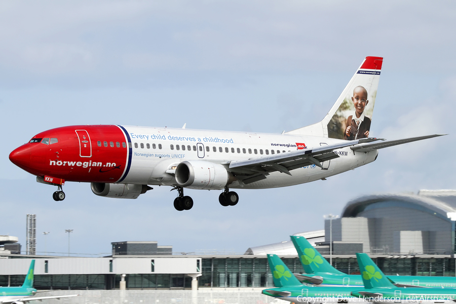 Norwegian Air Shuttle Boeing 737-3K9 (LN-KKW) | Photo 14513