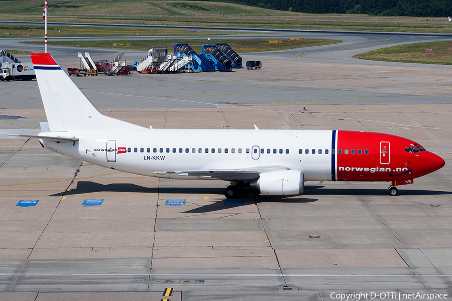 Norwegian Air Shuttle Boeing 737-3K9 (LN-KKW) | Photo 159000