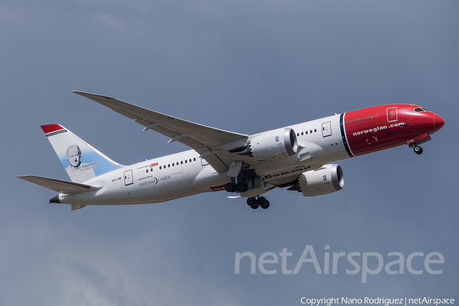 Norwegian Long Haul Boeing 787-8 Dreamliner (LN-LNB) | Photo 177255
