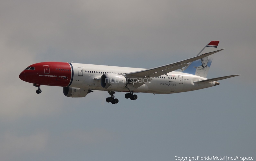 Norwegian Long Haul Boeing 787-8 Dreamliner (LN-LNB) | Photo 296509