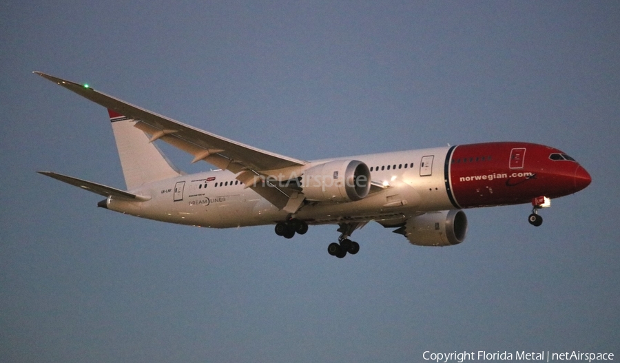Norwegian Long Haul Boeing 787-8 Dreamliner (LN-LNF) | Photo 549113