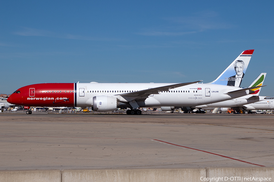 Norwegian Long Haul Boeing 787-9 Dreamliner (LN-LNK) | Photo 375385