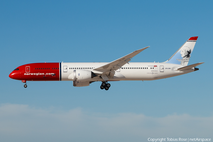 Norwegian Long Haul Boeing 787-9 Dreamliner (LN-LNN) | Photo 297383