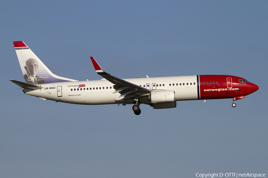 Norwegian Air Shuttle Boeing 737-8JP (LN-NGC) | Photo 409197