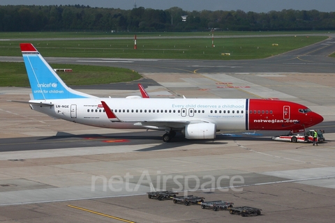 Norwegian Air Shuttle Boeing 737-8JP (LN-NGE) at  Hamburg - Fuhlsbuettel (Helmut Schmidt), Germany