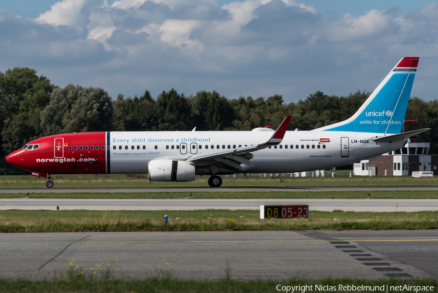 Norwegian Air Shuttle Boeing 737-8JP (LN-NGE) | Photo 263286
