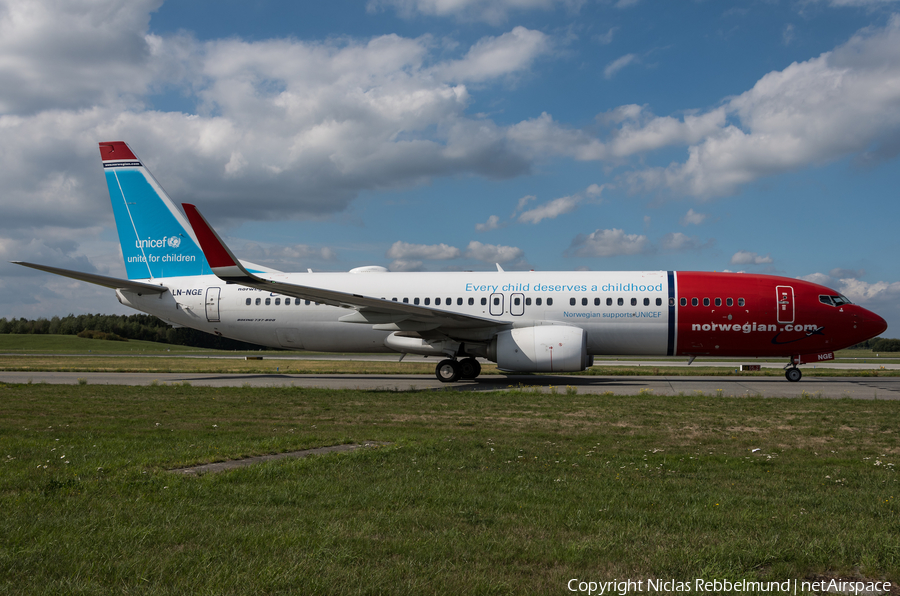 Norwegian Air Shuttle Boeing 737-8JP (LN-NGE) | Photo 263287