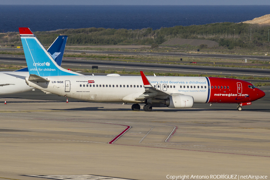 Norwegian Air Shuttle Boeing 737-8JP (LN-NGE) | Photo 286575