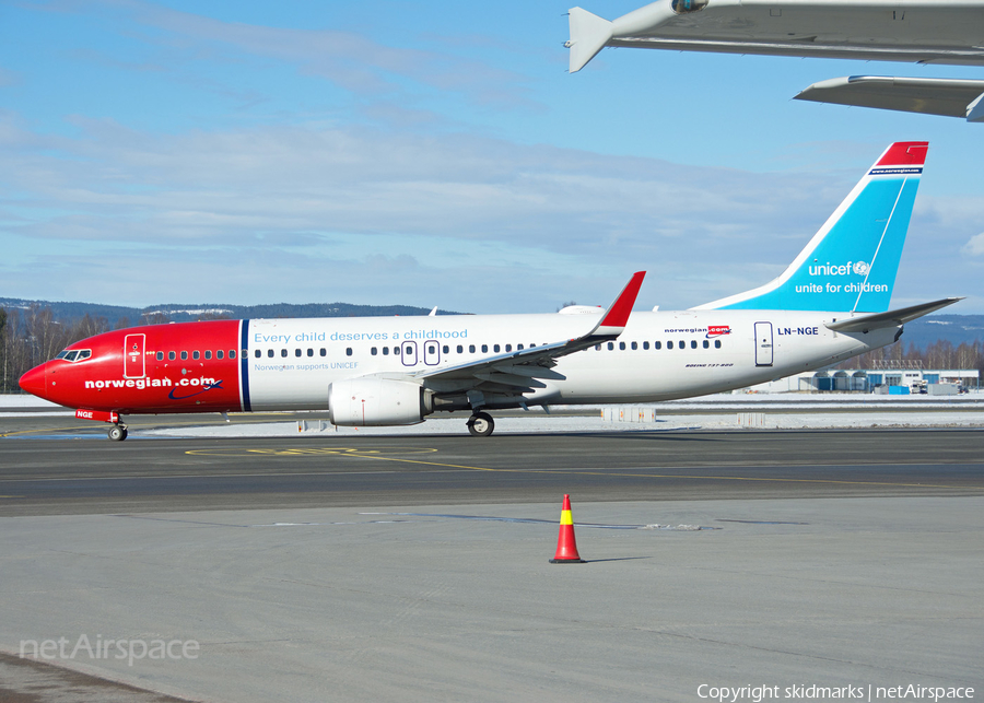 Norwegian Air Shuttle Boeing 737-8JP (LN-NGE) | Photo 149876