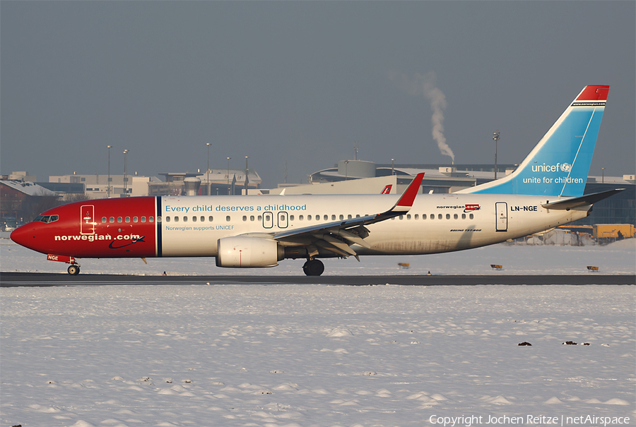 Norwegian Air Shuttle Boeing 737-8JP (LN-NGE) | Photo 22826