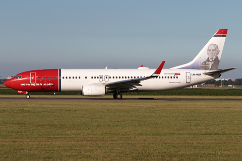 Norwegian Air Shuttle Boeing 737-8JP (LN-NGF) at  Amsterdam - Schiphol, Netherlands