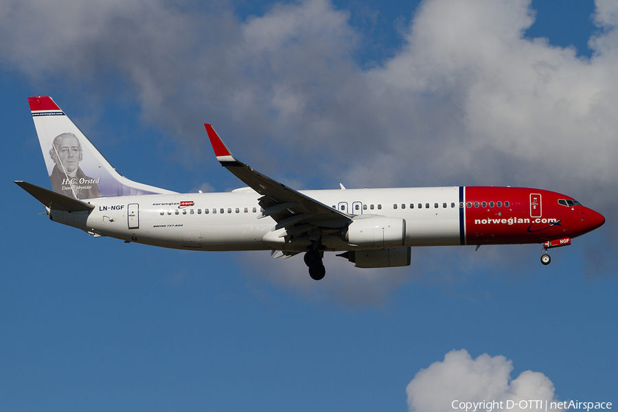 Norwegian Air Shuttle Boeing 737-8JP (LN-NGF) | Photo 485633