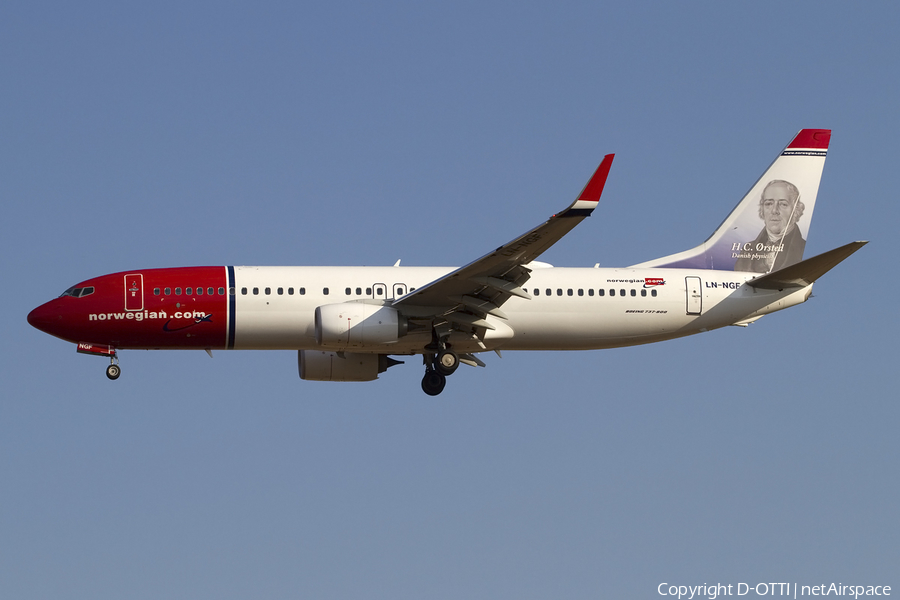 Norwegian Air Shuttle Boeing 737-8JP (LN-NGF) | Photo 416120