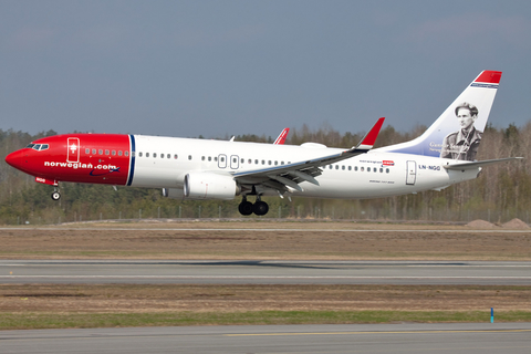 Norwegian Air Shuttle Boeing 737-8JP (LN-NGG) at  Stockholm - Arlanda, Sweden