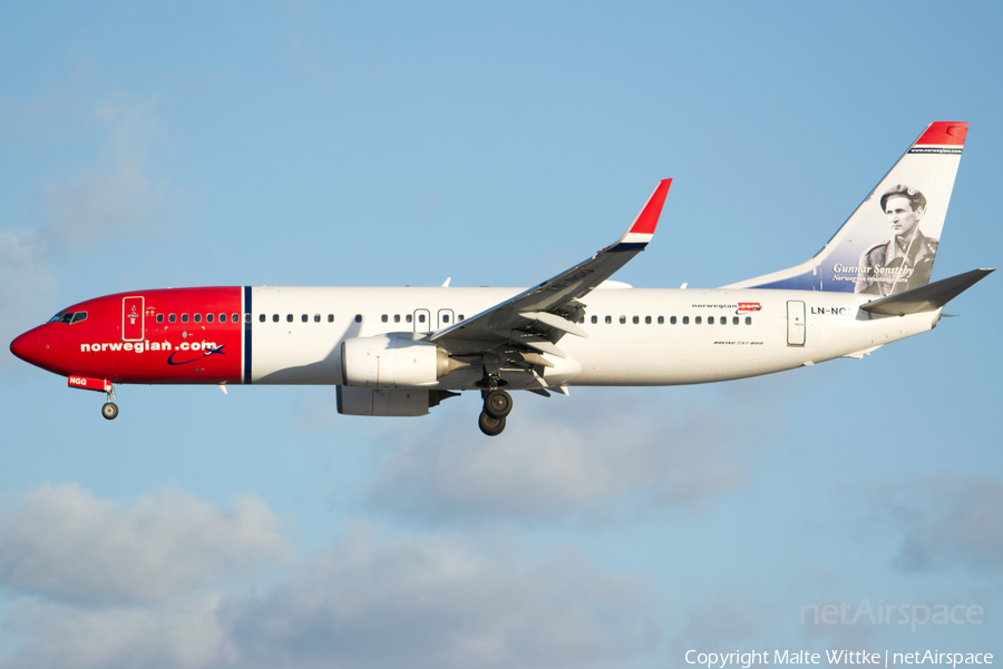 Norwegian Air Shuttle Boeing 737-8JP (LN-NGG) | Photo 394869