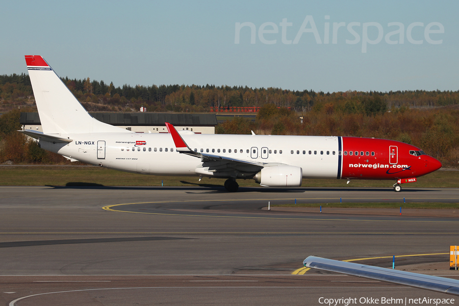 Norwegian Air Shuttle Boeing 737-8JP (LN-NGX) | Photo 92441