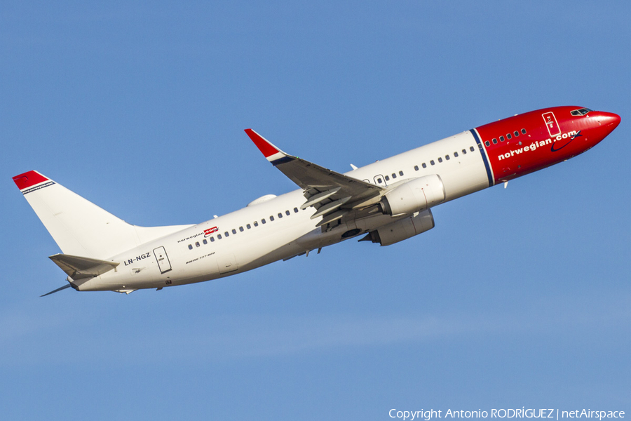 Norwegian Air Shuttle Boeing 737-8JP (LN-NGZ) | Photo 128280